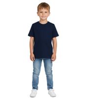 Pack de 2 camisetas deportivas infantiles PUMA Base para niño y niña camiseta de algodón sostenible con logo 678577 gris, azul oscuro o 678260 blanco, negro