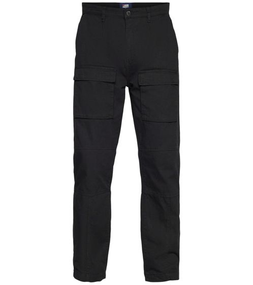 Denim Project pantalon cargo confortable pour hommes pantalon en coton élégant DP10023-117 001 noir