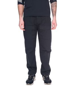 Cómodos pantalones cargo de hombre Denim Project elegantes pantalones de algodón DP10023-117 001 negro