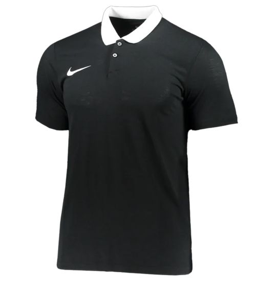 NIKE Park 20 Herren Polo-Shirt Sport-Shirt mit Dri-FIT-Technologie Trainings-Trikot CW6933-010 Schwarz