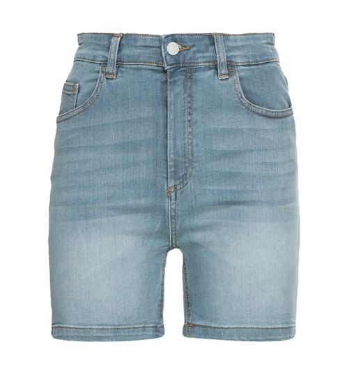 Denim Project Short en jean pour femme, pantalon en jean élégant style cinq poches, pantalon en coton JIBDPW-017 W020 bleu