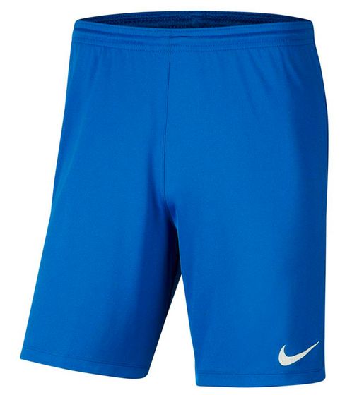 Pantaloncini sportivi da uomo NIKE Dry Park III con tecnologia DRY-FIT pantaloncini abbigliamento sportivo BV6855-463 blu