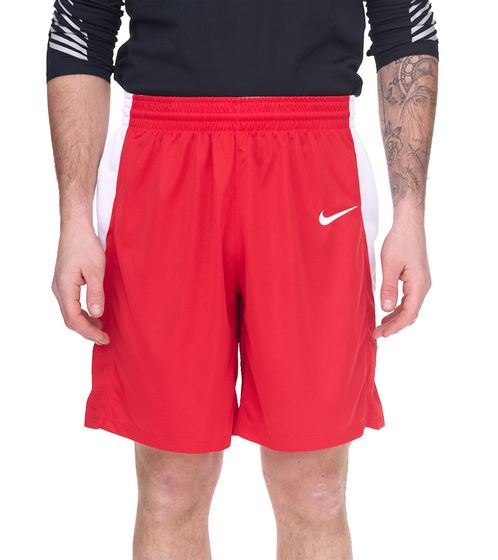 NIKE Team Basketball Short de sport pour homme Short d'entraînement Pantalon de fitness NT0201-657 Rouge