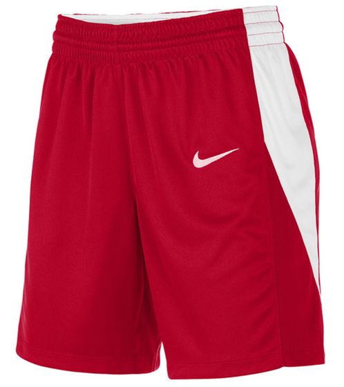 NIKE Team Damen Sport-Shorts Basketball-Shorts mit Dri-Fit Trainings-Hose NT0212-657 Rot