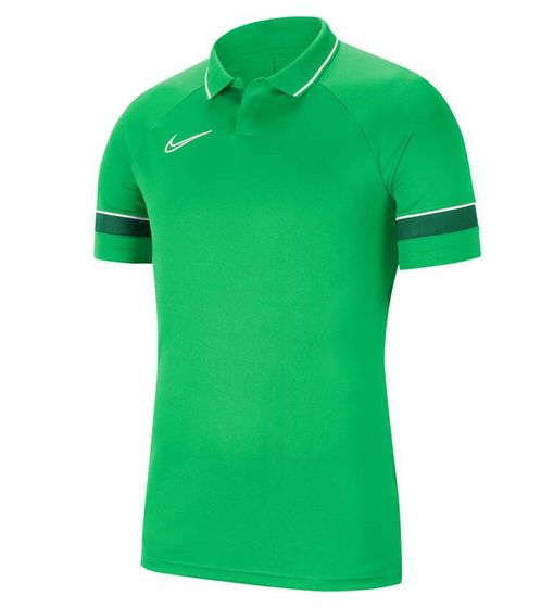 NIKE Dry Academy 21 Herren Polo-Shirt Sport-Shirt mit Dri-FIT-Technologie Trainings-Trikot CW6104-362 Grün