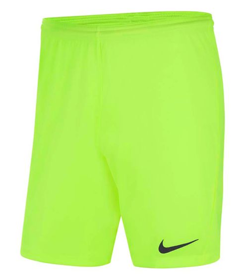 Pantalón corto deportivo NIKE Dry Park III para hombre con tecnología DRY-FIT shorts ropa deportiva BV6855-702 amarillo neón