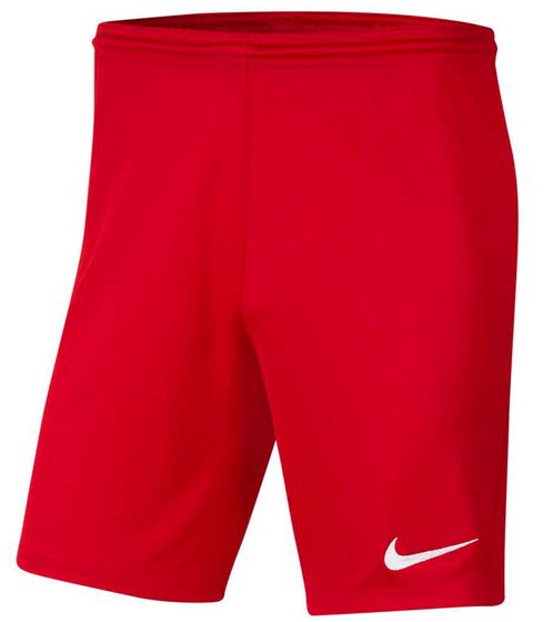 Pantaloncini sportivi da uomo NIKE Dry Park III con tecnologia DRY-FIT pantaloncini abbigliamento sportivo BV6855-657 rosso