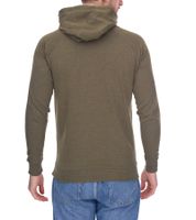 Pack de 2 Denim Project Dpbasic Sweat à capuche en coton pour homme avec capuche Pull de tous les jours DP021 Noir/Vert olive