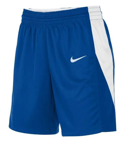 Pantaloncini sportivi leggeri da donna NIKE Team, pantaloncini da basket, pantaloni da allenamento NT0212-463 blu/bianco