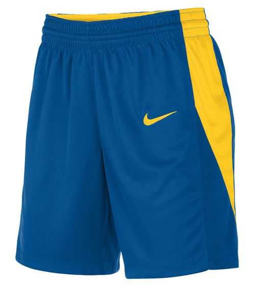 NIKE Team Women's Lightweight Sports Shorts Basketball Shorts Training Pants NT0212-464 Blue/Yellow