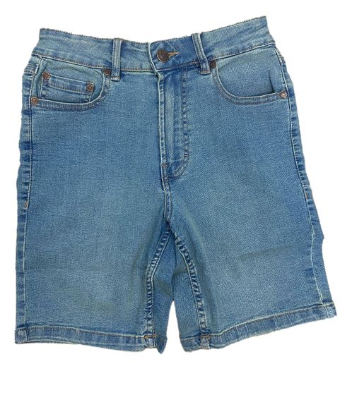 Denim Project Short en jean pour femme, pantalon en jean élégant style cinq poches, pantalon en coton DPColl2-004 403 bleu