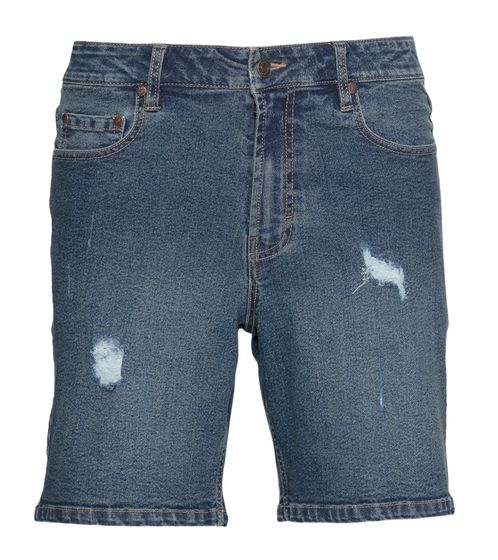 Denim Project sync jean homme simple bermuda en coton short d'été DP-Coll2-004 96 bleu foncé