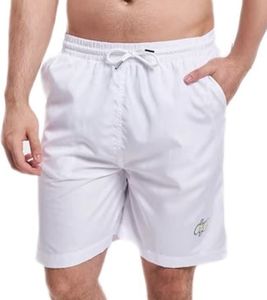 Denim Project Short de sport pour homme Pantalon d'entraînement avec insert en maille Pantalon de fitness DP-10023-066 002 Modèle-1 Blanc