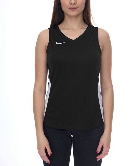 NIKE Team Basketball Women's Tank Top with DryFit Sports Shirt Training Shirt NT0211-010 Black/White