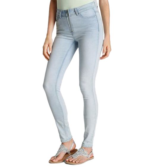 Vaqueros de mujer melrose Ultra Stretch Zipper con llamativos pantalones vaqueros con cremallera 8340 2965 azul