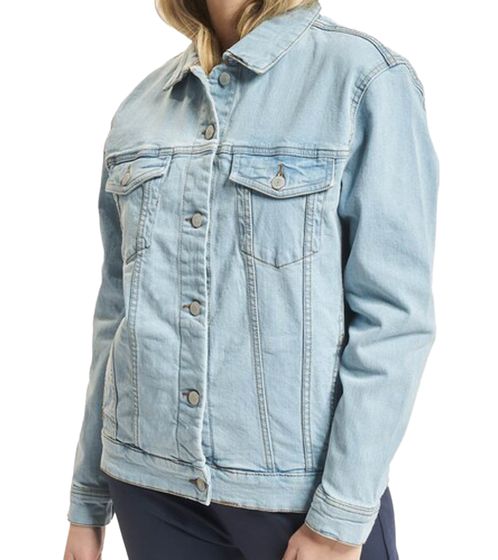 Denim Project mona giacca da donna semplice giacca di jeans giacca di cotone JIB-DPW-005 W009 azzurro