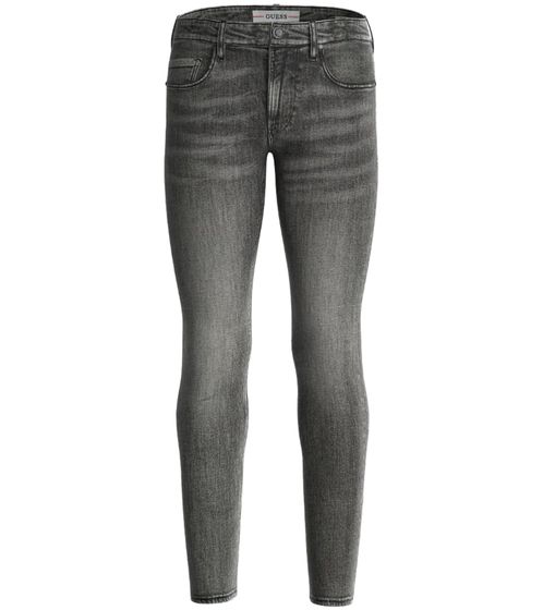 GUESS Herren modische Skinny-Jeans im 5-Pocket-Style Alltags-Hose M3YA27D4U42 DRMM Grau