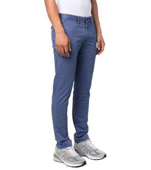 POLO RALPH LAUREN Pantaloni Chino da Uomo Pantaloni in Cotone Pantaloni in Tessuto Slim Fit 710704176080 Navy