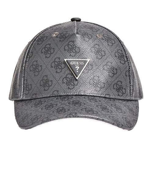 Casquette de baseball GUESS pour hommes avec logo 4G imprimé casquette de tous les jours AM8969POL01 gris foncé