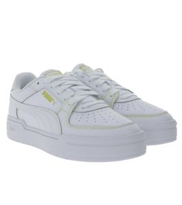 PUMA Ca Pro Classic women's genuine leather sneakers, platform shoes, lace-up shoes 380190 01 white