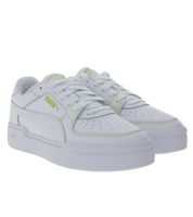PUMA Ca Pro Classic Damen Echtleder-Sneaker Plateau-Schuhe Schnür-Schuhe 380190 01 Weiß