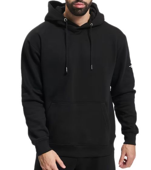 REDEFINED REBEL Clay Herren Baumwoll-Hoodie Kapuzen-Pullover Sweat-Pulli Langarm-Shirt 213212 Schwarz