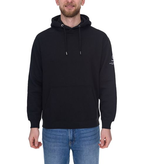 REDEFINED REBEL Clay Sudadera con capucha de algodón para hombre Jersey con capucha Camisa de manga larga 213212 Negro