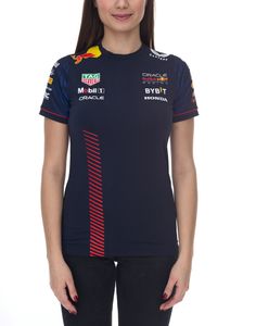 Oracle Red Bull Racing Formel 1 F1 Team Verstappen Pérez Damen T-Shirt mit Grafikdrucken Sport-Shirt TF2644 Navy