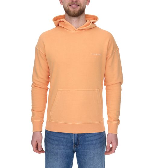 JACK & JONES JORNINE Jersey con capucha para hombre, sudadera con capucha de moda con bolsillo canguro 12240572 naranja