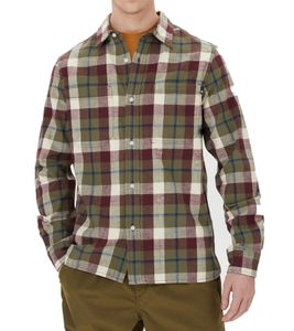 Camisa de franela Timberland Windham para hombre, camisa suave de manga larga con estampado de cuadros TB0A6GHN J60 verde/multicolor