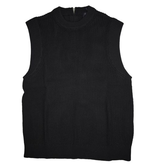 HECHTER PARIS Damen Pullunder mit Reißverschluss Stehkragen-Pulli 56487469 Schwarz