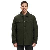 ONLY & SONS Lewis Veste d'automne pour homme avec col Kent, veste mi-saison avec de nombreuses poches 22022106 vert foncé