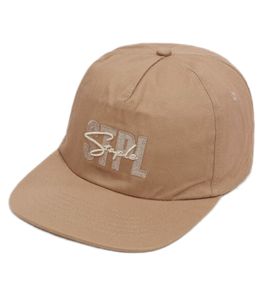 STAPLE Cappellino snapback da uomo Sage con scritta del brand sul davanti berretto in cotone 2302X7198 marrone