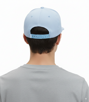 STAPLE Sage Men's Snapback Cap with Brand Lettering on the Front Cotton Cap 2302AX7198 Light Blue