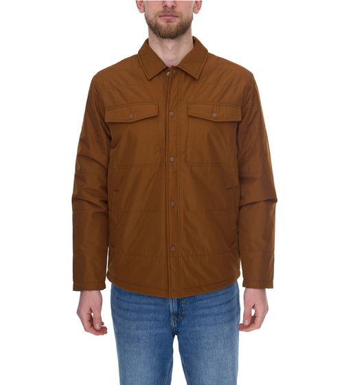 ONLY & SONS Lewis Men's Autumn Jacket with Kent Collar Transitional Jacket with Many Pockets 22022106 Brown