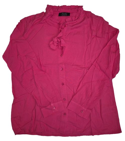 Blusa estiva da donna Aniston SELECTED con cravatta 11506002 rosa