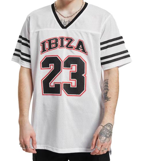 vsct Clubwear men's shirt with "IBIZA 23" print on the front summer jersey 5643307 white/black