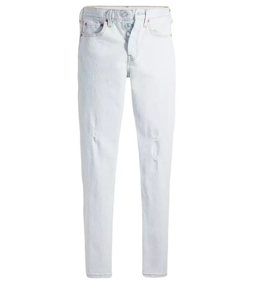 LEVI`S 501 jeans skinny fit da donna con dettagli destroy pantalone denim 295020243 azzurro