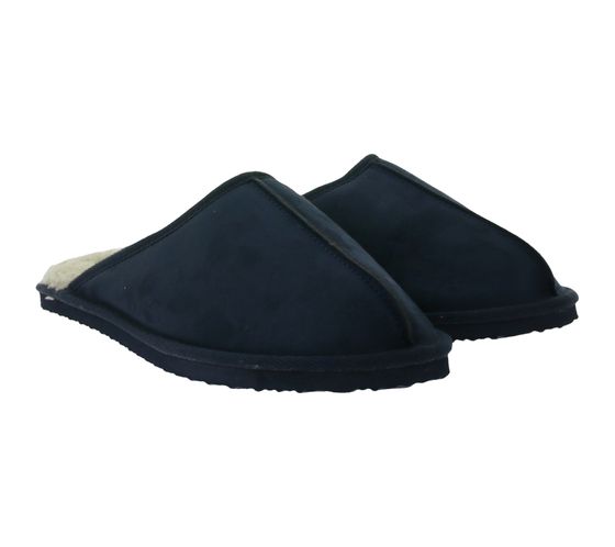 Jack & Jones Dudely men's slippers, lined slippers, house slippers 12187557 dark blue