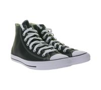 Converse Chuck Taylor All Star Mono Leather High Top Chucks Baskets rétro en cuir véritable pour hommes et femmes 132169C Blanc ou noir