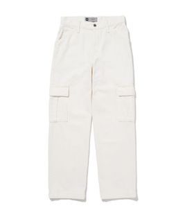 LEVI`S Silvertab jeans larghi da donna con tasche cargo, pantaloni in cotone, vestibilità ampia A47080000 beige