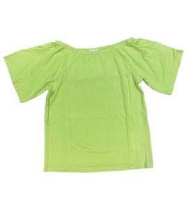 Camiseta de mujer BOYSEN'S camisa de verano de moda camisa de manga corta 29563143 verde