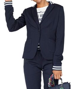 AjC Blazer Women's Business Jacket with One-Button Closure Blazer Suit Jacket 99284233 Navy