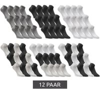 36 paires de chaussettes courtes JACK & JONES, chaussettes baskets, chaussettes de sport, chaussettes quart en coton 12260511 en noir, gris, blanc ou un mélange 36 paires de chaussettes courtes JACK & JONES, chaussettes baskets, chaussettes de sport, chaussettes quart en coton 12260511 en noir, gris, blanc ou un mélange