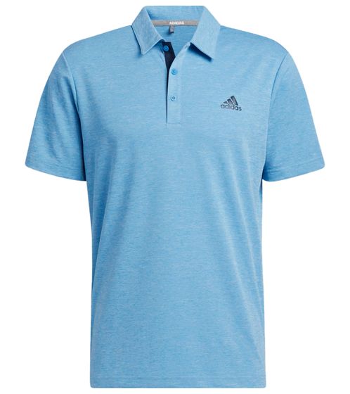 adidas Drive Polo Heather Men's Polo Shirt with AeroReady Sustainable Sports Golf Shirt H56777 Blue