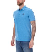 Polo da uomo adidas Drive Polo Heather con maglietta da golf sportiva sostenibile AeroReady H56777 blu