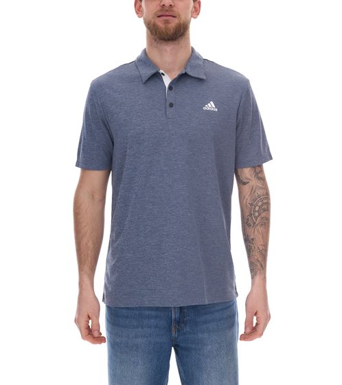 adidas Drive Polo Heather Herren Polo-Shirt mit AeroReady nachhaltiges Sport Golf-Hemd H56775 Navy