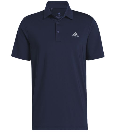 adidas Ultimate365 men's polo shirt with Kent collar, short-sleeved shirt, golf shirt GM4133 blue