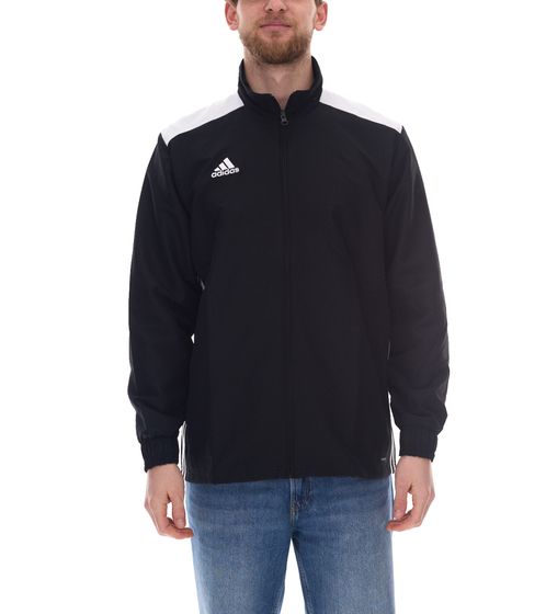 Veste d'entraînement adidas REGISTA 18 pour homme avec technologie CLIMALITE en matériaux recyclés veste de sport DW9201 noir