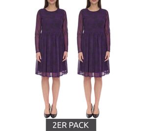 Lot de 2 Aniston SELECTED robe en maille pour femme robe d'été à la mode 99458044 violet